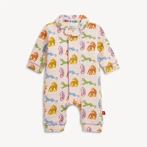 Magnetic Classic with a Twist Coverall - Leopard Queen 0-3M