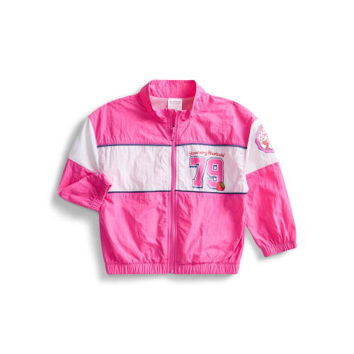 Strawberry Shortcake Toddler Full Zip Jacket with Long Sleeves, Sizes 12M-5T