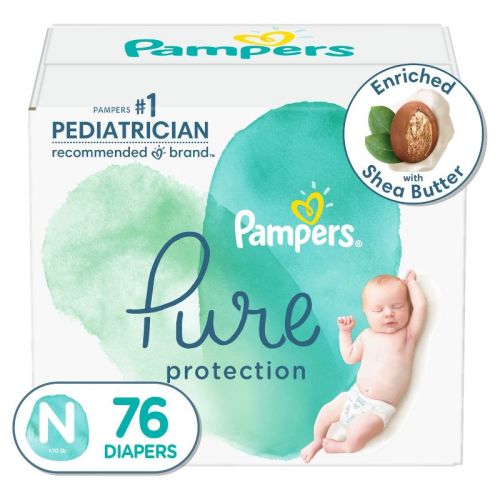 Pampers Pure Protection Diapers - (Select Size and Count)