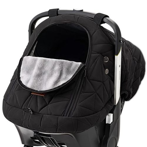 Winter Car Seat Cover, Waterproof Baby Canopy Black