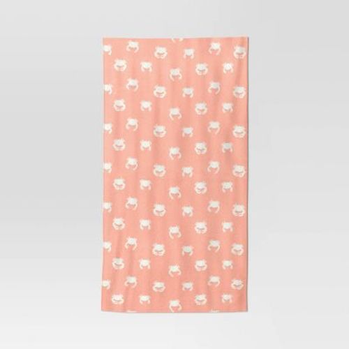 Crabs Beach Towel Coral - Sun Squad™