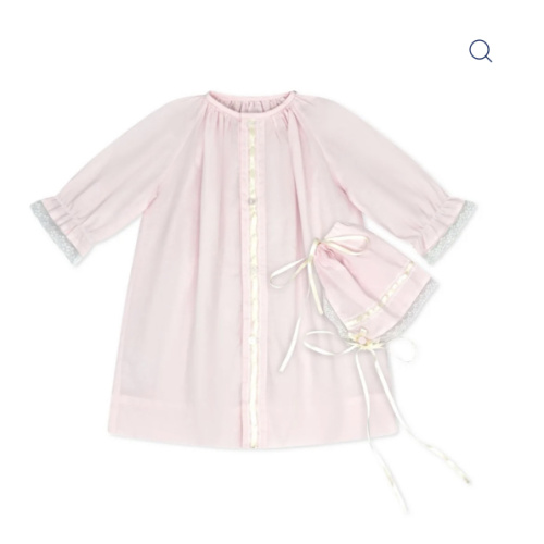 Original Daygown Set - Blessings Pink, Ecru Ribbon