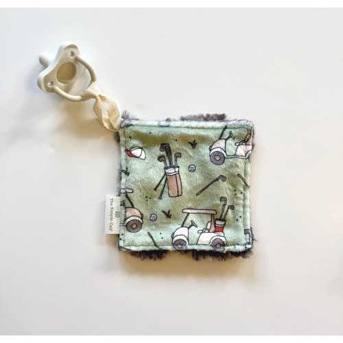 Mini Golf Paci Minky Lovey, Lovey, Minky Lovey, Golf Lovey, Pacifier Lovey, Faux Fur Lovey, Boy Lovey, Girl, Boy, Baby Gift