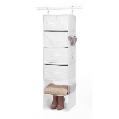 Whitmor Multifunctional Hanging Organizer with Drawer Inserts 1ct White