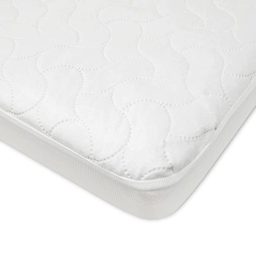 American Baby Company Waterproof Fitted Mini Crib Protective Mattress Pad Cover, White, 1 Count