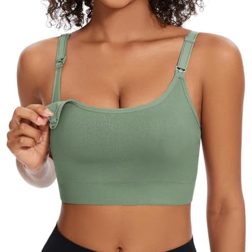 Wireless Nursing Bras for Breastfeeding,Support Sports Maternity Bralettes