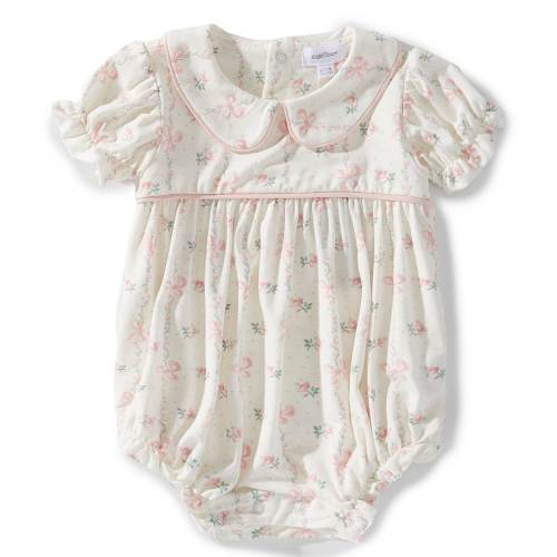 Angel Dear Baby Girls Bamboo Dainty Buds and Bows Bubble