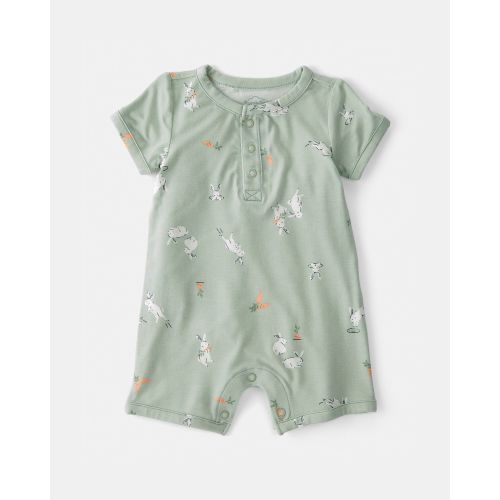 Baby Easter Bunny PurelySoft Romper - Green - Carter's | Carter's
