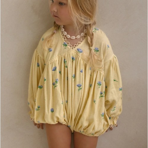 NOELLE ROMPER - BELLE FLEUR LEMON