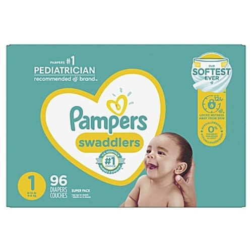 Pampers® Swaddlers™ 96-Count Size 1 Super Pack DiapersPampers® Swaddlers™ 96-Count Size 1 Super Pack Diapers