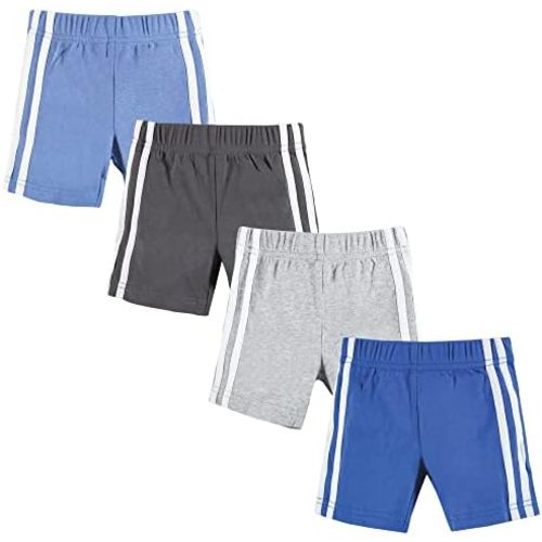 Hudson Baby Unisex Baby Shorts Bottoms 4-Pack
