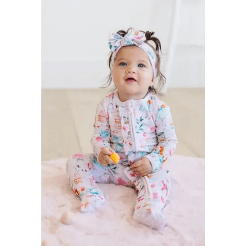 Adventures with Alice - Zip-Up Bamboo Pajamas – Baby Sleeper