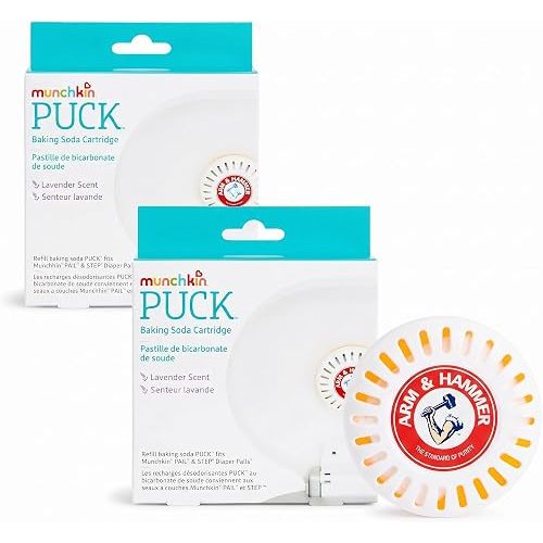 Munchkin® Arm & Hammer Puck Baking Soda Cartridge,Lavender Scent,3 Count (Pack of 2)