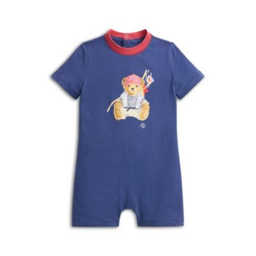 Boys' Polo Bear Cotton Jersey Shortall - Baby