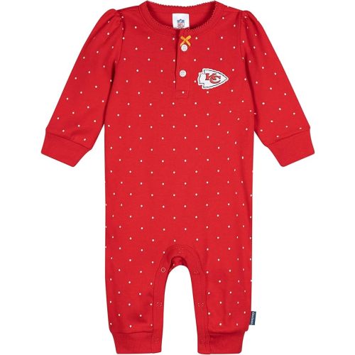 Gerber NFL Baby Girls Footless Coverall