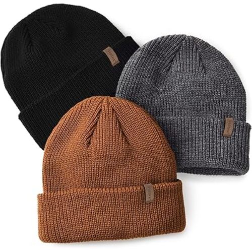 FURTALK Toddler Beanie Baby Beanies Kids Winter Hats Children Knit Warm Cap | 100% Soft Acrylic, Cozy Double Layer Warmth, Elastic Zero-Pressure Fit, Growing 3 Sizes (0-8Y), Multicolor Packs