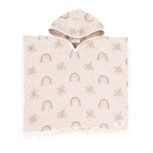 Rainbow Gauze Hooded Poncho | Sand Cloud