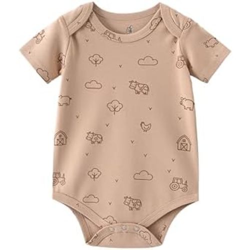 HippoHugs Organic Cotton Baby Short Sleeve Romper