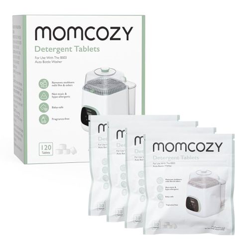Momcozy Official Detergent Tablets for Momcozy Bottle Washers, 120 Tablets
