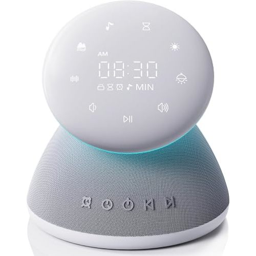 White Noise Sound Machine for Sleeping with Night Light 50 Soothing Sounds