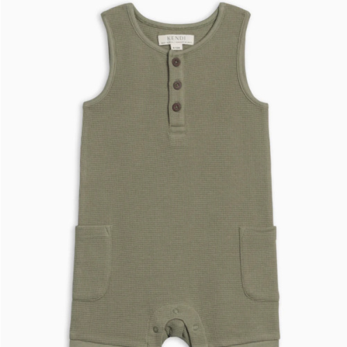 Percy Waffle Short Romper