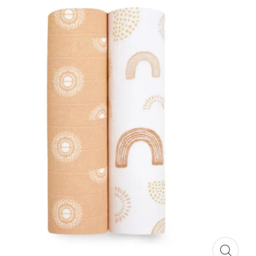 Aden and Anais - Classic 2 pack Swaddle - Keep Rising