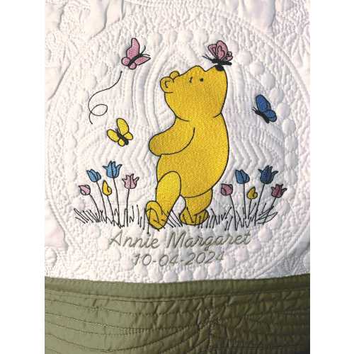 Embroidered Baby Quilt