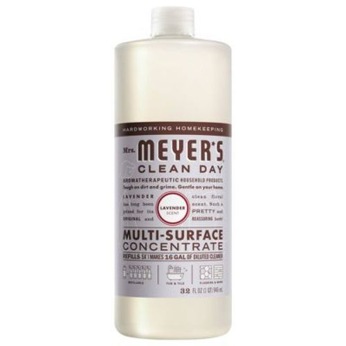 Mrs. Meyer's Clean Day Lavender Multi-Surface Concentrate - 32 fl oz: Aluminum-Free, Vegan, Cleaner, Removes Grease