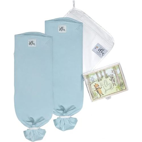 Swaddle – Adjustable Newborn Baby Swaddle for Safe Sleep | Arms in or Out | Hook-and-Loop Closure | Breathable Moisture-Wicking Fabric | 0-3 Months | Pack of 2