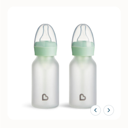 Bond® Silicone Glass Bottle 4oz or 8oz, 2pk | Munchkin