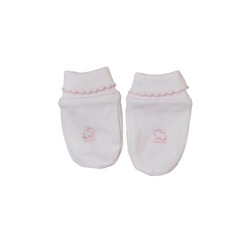 Premium Peruvian Pima Cotton Logo Mittens for Infant