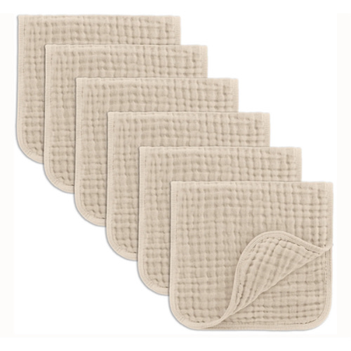Muslin Burp Cloths in Sand – Comfy Cubs