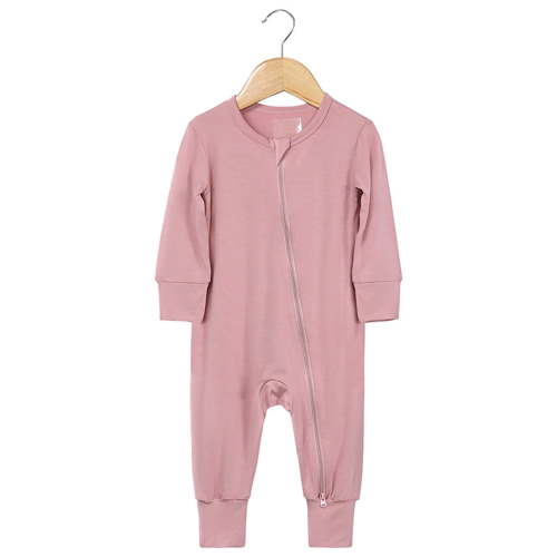 Footed Pajamas for Girls Baby Cotton Rompers Footed Pajamas Zipper Long Sleeve Sleeper Jumpsuit Baby Clothing 3-6 Months