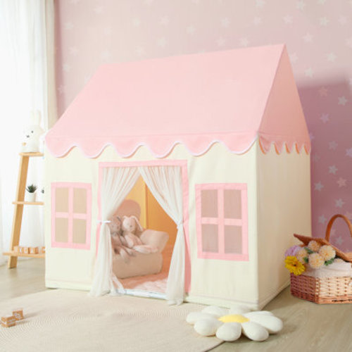 wilwolfer Pink Indoor Playhouse – Spacious Toddler Tent & Toy House for Indoor Playroom & Birthday Gifts | Wayfair
