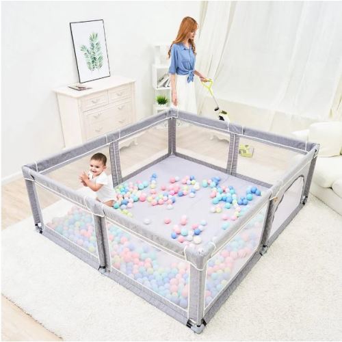 2XL Green Baby Playpen for Toddlers 70" x 60"