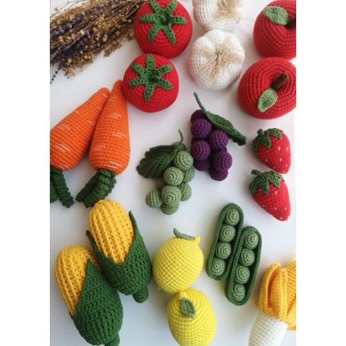 Crochet toys for Kids , Stuffed toys toddler , Crochet play food set, Vegetable set, Fruit set, Fruit toys, Vegetable toys Baby, Baby gift