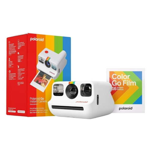 Polaroid Go Generation 2 - Mini Instant Camera + Film Bundle 16 Photos Included - White 6282