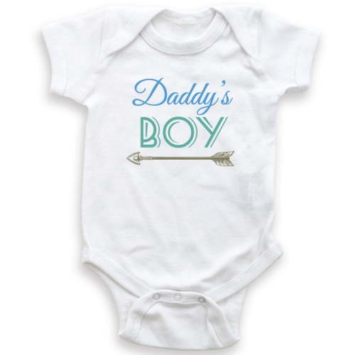 Daddy's Boy - Baby Bodysuit - Baby Boy - Father's Day Gift - Dad and Son