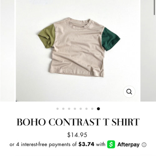 Boho Contrast T Shirt – The Boho Bebe