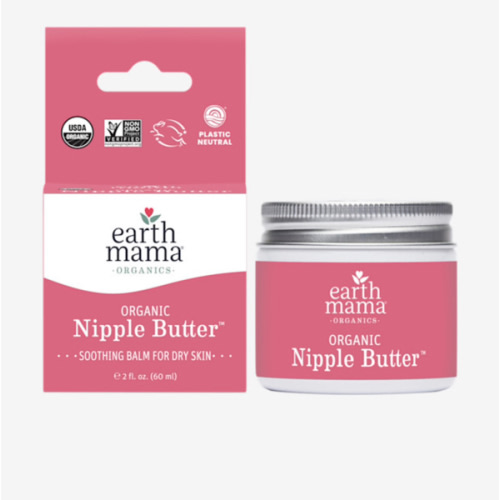 Organic Nipple Butter Breastfeeding Cream | Earth Mama