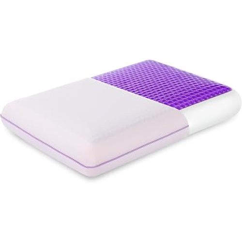 EGOHOME Cooling Gel Memory Foam Pillow, Reversible Design, Neck Support