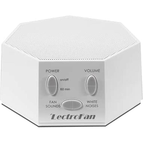 Adaptive Sound Technologies LectroFan Classic - Soothing Sound Machine for Sleep - Built-in Sleep Timer - Compact Design - Non-Looping Sounds - Speech Privacy - White