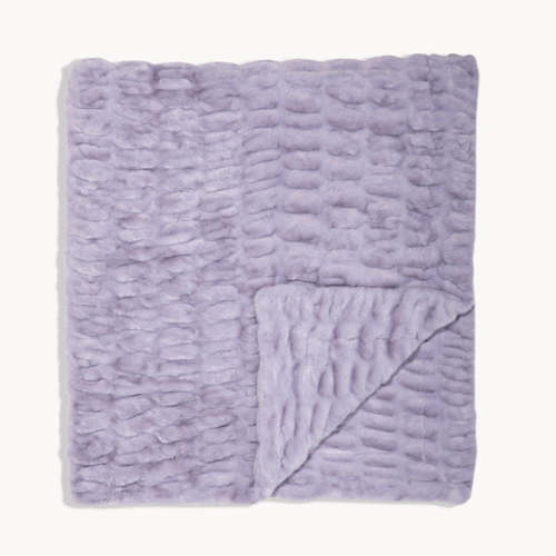 Wisteria | Lilac Throw Blanket | Lola Blankets
