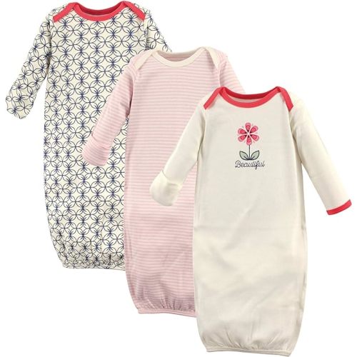 Touched by Nature Unisex Baby Organic Cotton Gowns