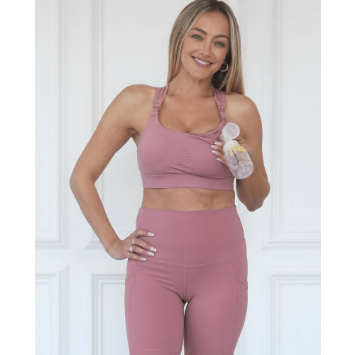 Chloé 4 Running Nursing & Pumping Sports Bra - Best Support for Active Moms - Sweat and Milk – Sweat & Milk