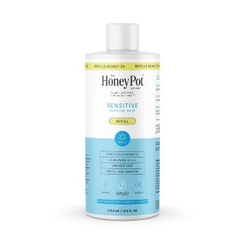 The Honey Pot Company Sensitive Foaming Wash Refill - 10.5oz
