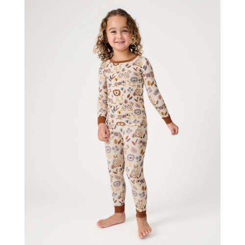 Savanna Friends Two-Piece Pajama Set