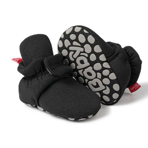 Baby Booties, Newborn Baby Booties Non-Slip Warm Cozy Baby Slippers Toddler Boys Girls Infant Winter Cozy Socks Shoes Easy On and Off Snap Boots Crib Warm Shoe First Walker Birthday Shower