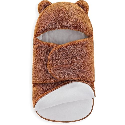 Baby Swaddle Blanket Boys Girls Fleece Winter Warm Adjustable Newborn Swaddling Wrap Soft Sleeping Sacks Infant 0-3 Months