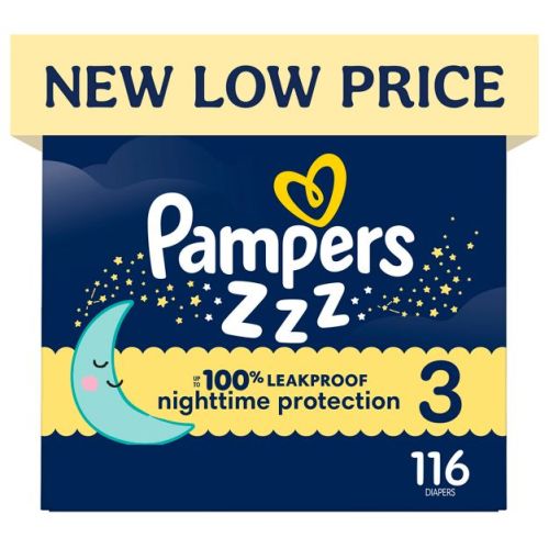 Pampers Swaddlers Overnight Diapers - Size 3 - 116ct